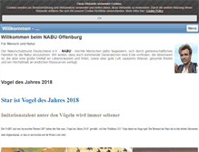 Tablet Screenshot of nabu-offenburg.de